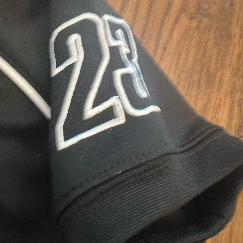 Air Jordan Baby warm up # 23 embroidered full zip Basketball Jacket. Size 24 mos